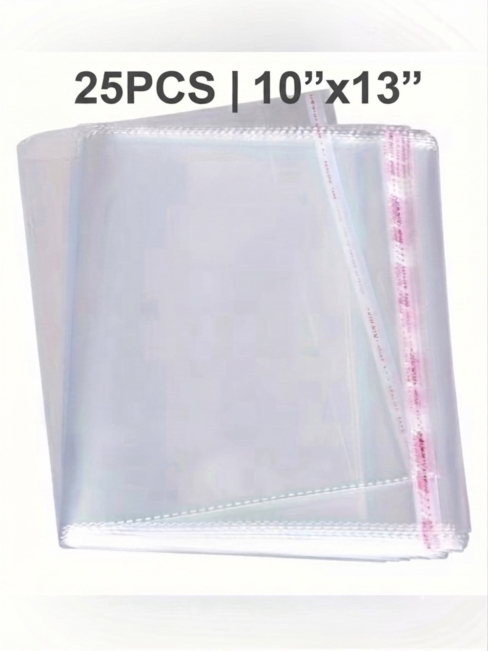 175PC Bundle. 25 Poly Mailers, 25 Cellophane Bags, 25 Cards & 100 Stickers - Picture 3 of 8